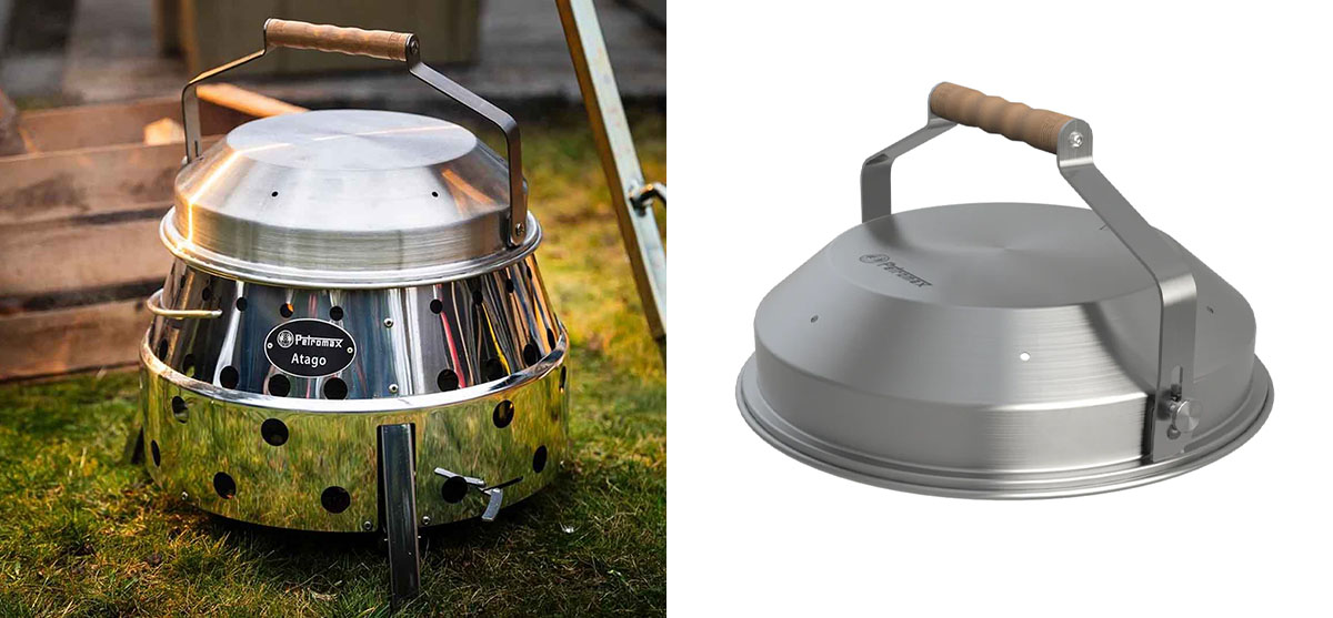 Petromax Atago Grillhaube Edelstahl